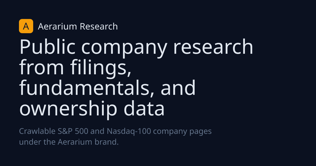 Aerarium Research — official preview image
